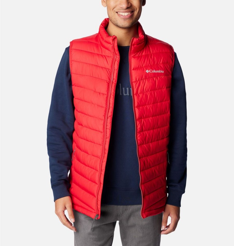 Columbia Slope Edge Men's Vest Red | GRKBZD-127