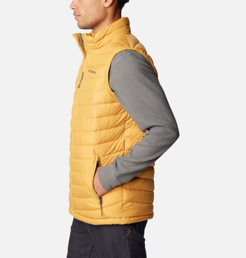 Columbia Slope Edge Men's Vest Yellow | GNSKVX-327
