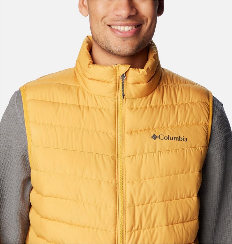 Columbia Slope Edge Men's Vest Yellow | GNSKVX-327