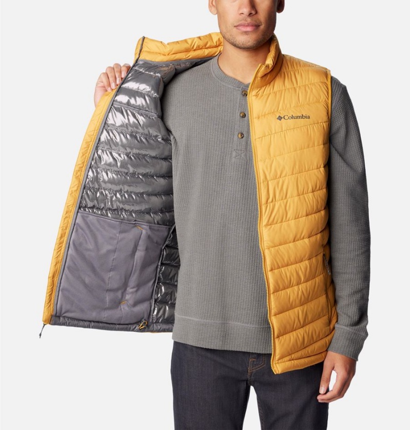 Columbia Slope Edge Men's Vest Yellow | GNSKVX-327