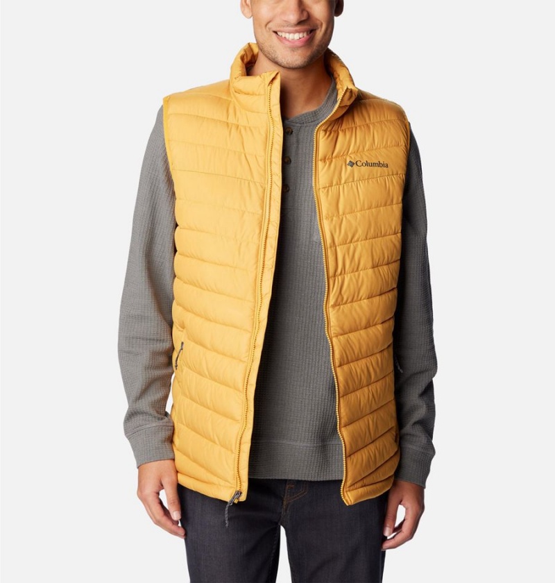 Columbia Slope Edge Men's Vest Yellow | GNSKVX-327