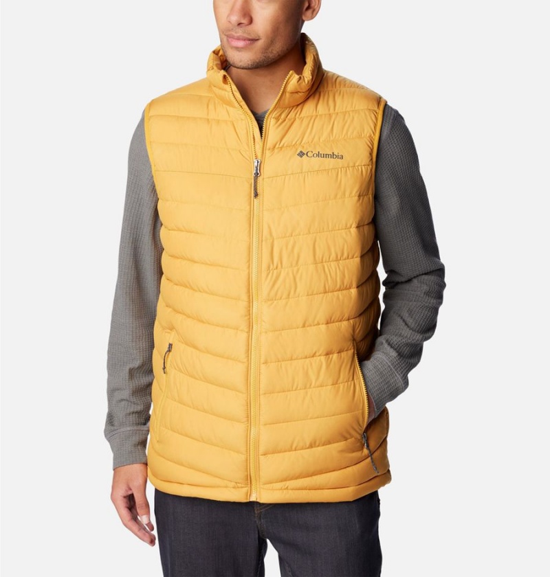 Columbia Slope Edge Men\'s Vest Yellow | GNSKVX-327