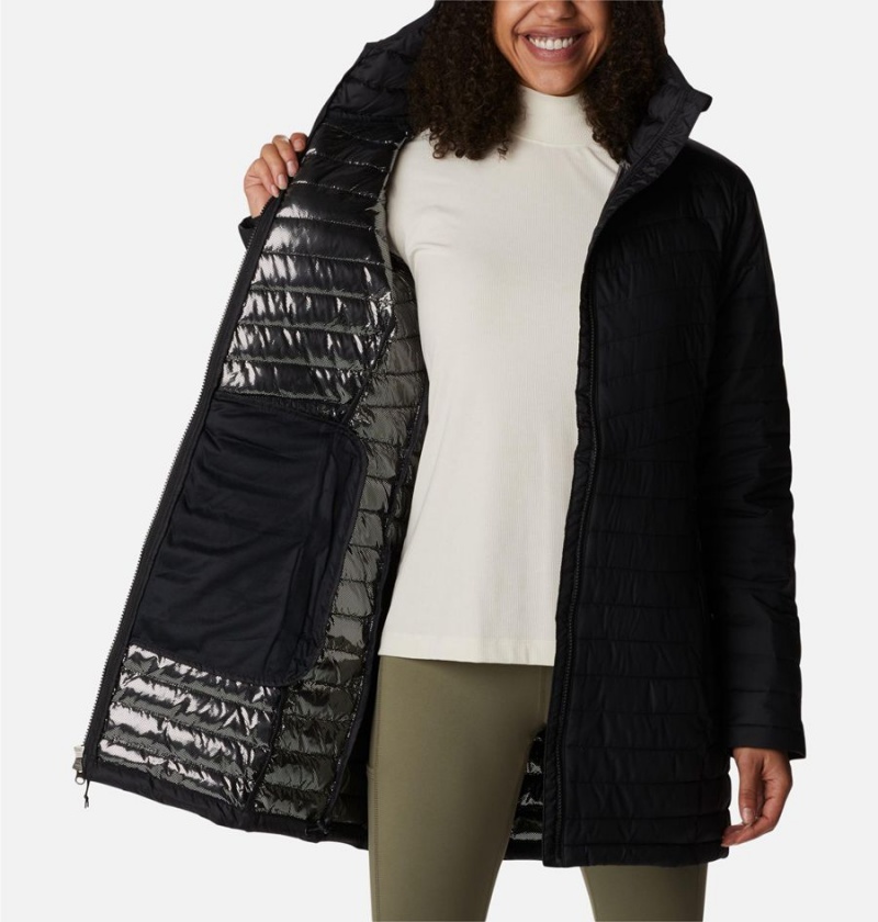 Columbia Slope Edge Mid Women's Coats Black | WAKCXT-126