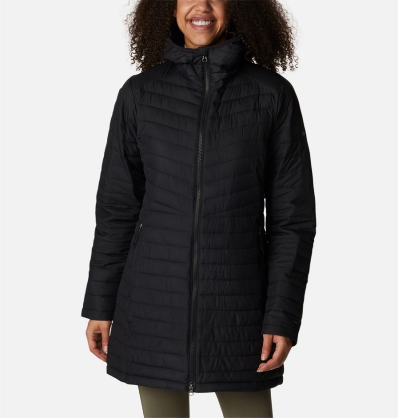 Columbia Slope Edge Mid Women\'s Coats Black | WAKCXT-126