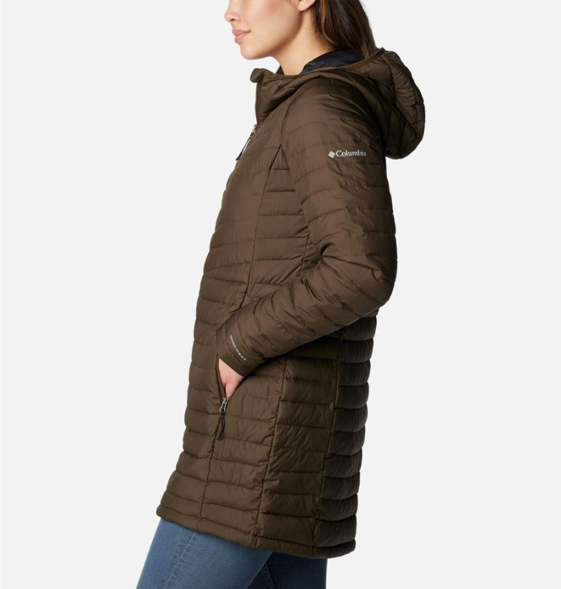 Columbia Slope Edge Mid Women's Coats Olive | CZVJNH-942