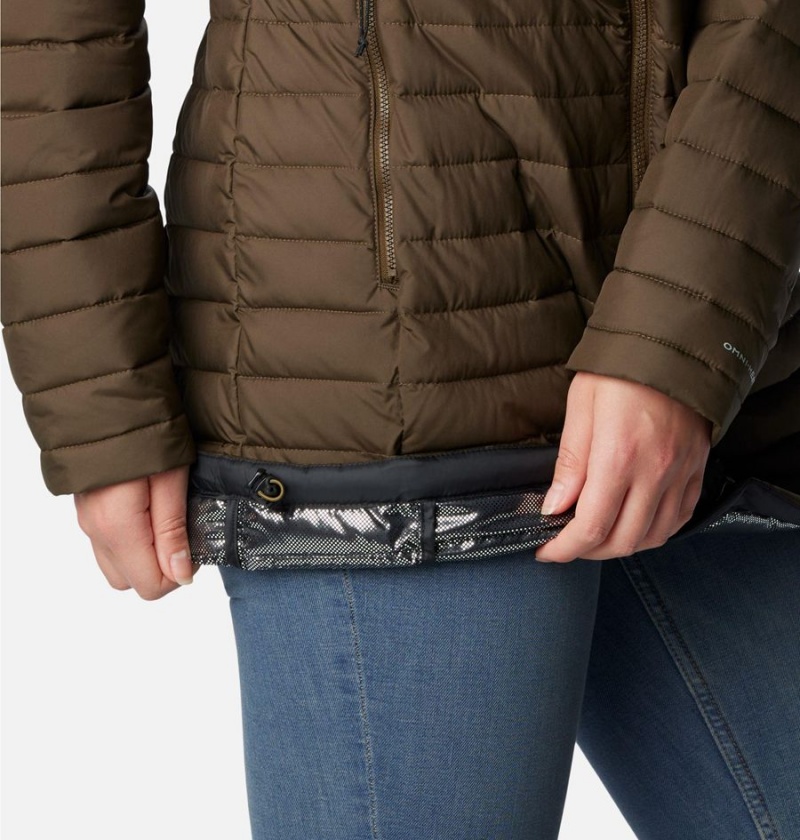 Columbia Slope Edge Mid Women's Coats Olive | CZVJNH-942