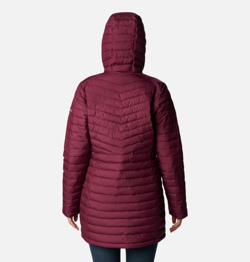 Columbia Slope Edge Mid Women's Coats Purple | JSLBZT-910
