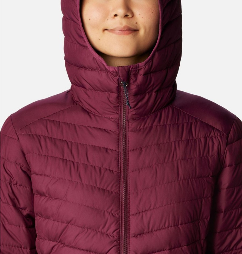 Columbia Slope Edge Mid Women's Coats Purple | JSLBZT-910