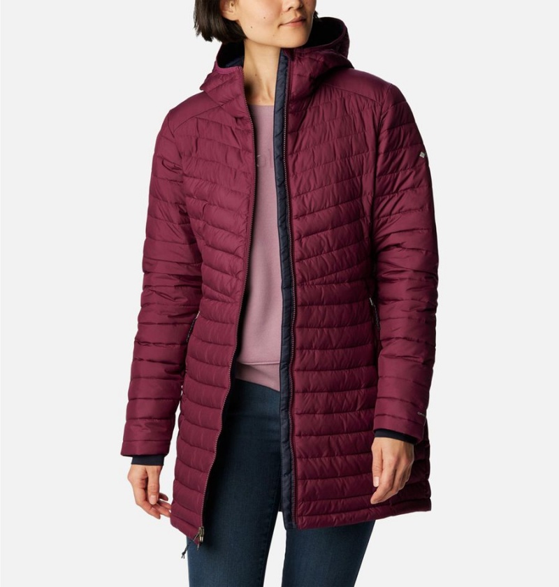 Columbia Slope Edge Mid Women's Coats Purple | JSLBZT-910