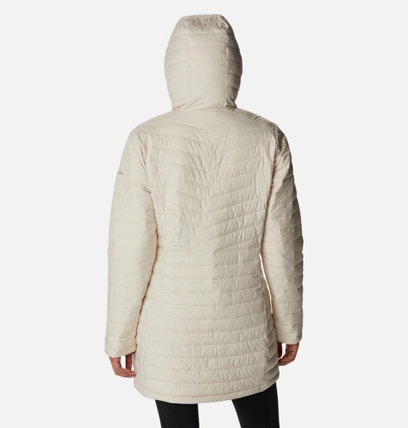 Columbia Slope Edge Mid Women's Coats White | UHONKV-854