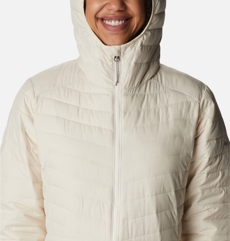 Columbia Slope Edge Mid Women's Coats White | UHONKV-854