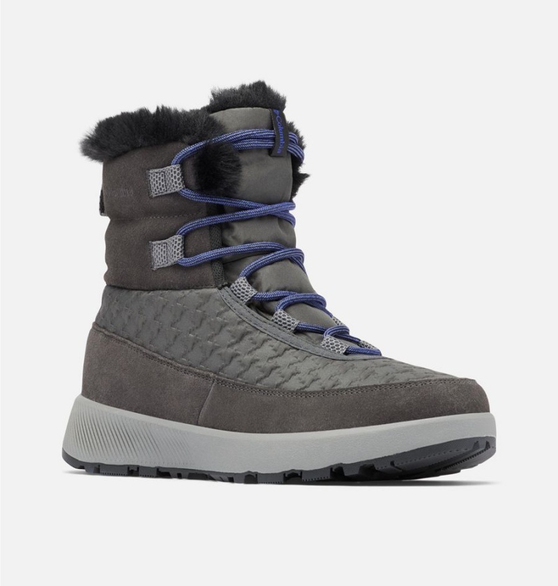 Columbia Slopeside Peak Luxe Women's Boots Black | BQPVLT-064