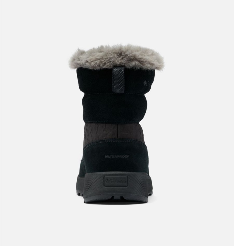 Columbia Slopeside Peak Luxe Women's Boots Black | HALKRO-907