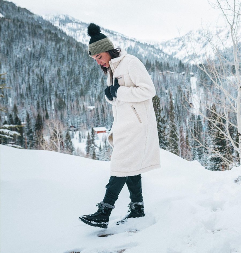 Columbia Slopeside Peak Luxe Women's Boots Black | HALKRO-907