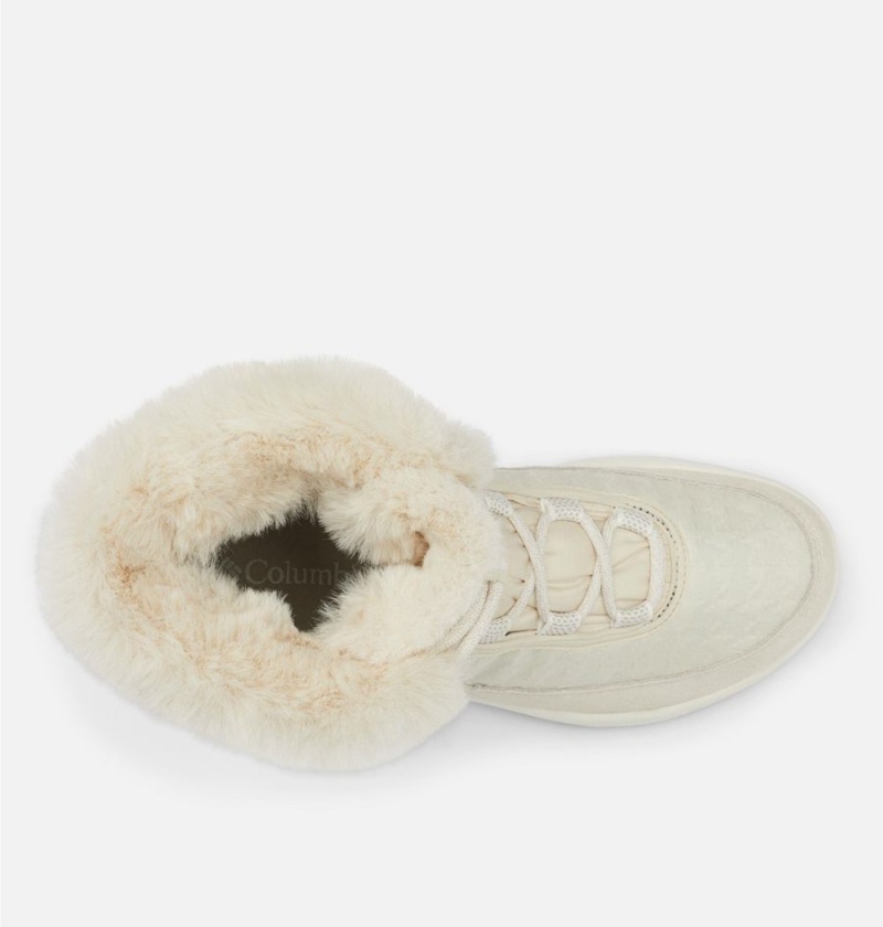 Columbia Slopeside Peak Luxe Women's Boots White | RKZXSH-074