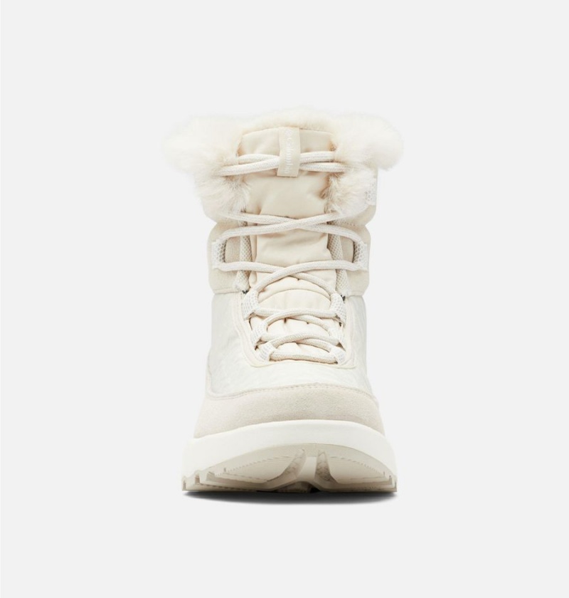 Columbia Slopeside Peak Luxe Women's Boots White | RKZXSH-074