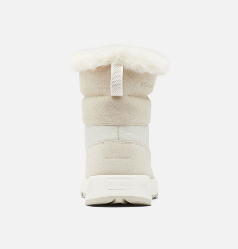 Columbia Slopeside Peak Luxe Women's Boots White | RKZXSH-074