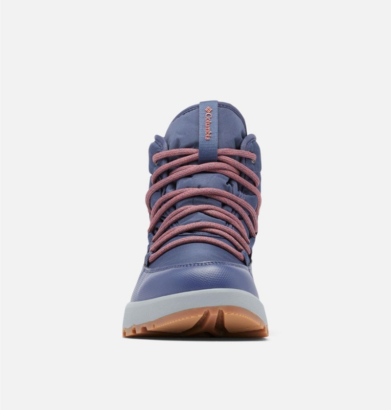 Columbia Slopeside Village Omni Heat Mid Women's Boots Navy | EAVZGR-471