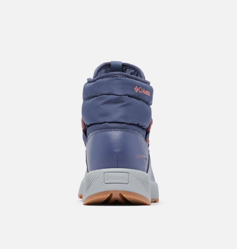 Columbia Slopeside Village Omni Heat Mid Women's Boots Navy | EAVZGR-471