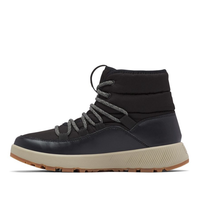 Columbia Slopeside Village Omni Heat Mid Women's Boots Black | OBHJDS-345