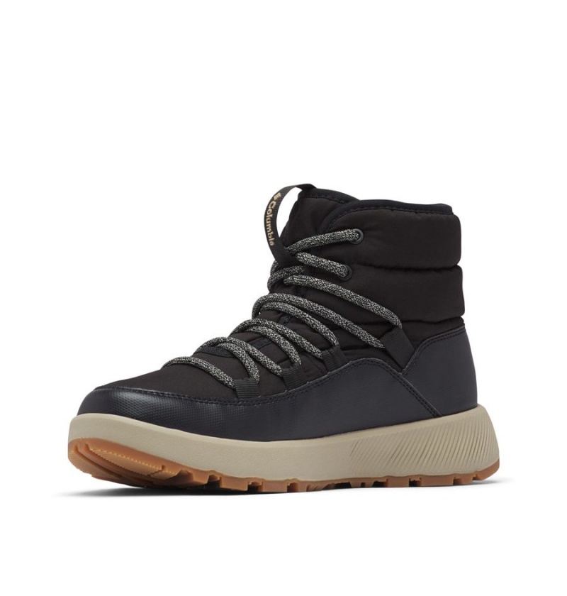 Columbia Slopeside Village Omni Heat Mid Women's Boots Black | OBHJDS-345