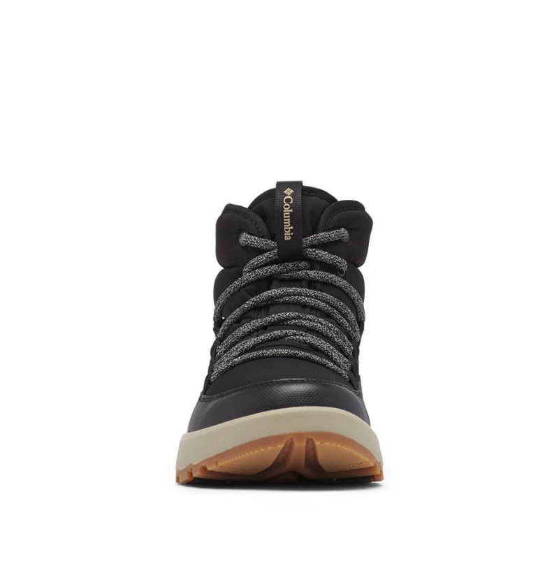 Columbia Slopeside Village Omni Heat Mid Women's Boots Black | OBHJDS-345