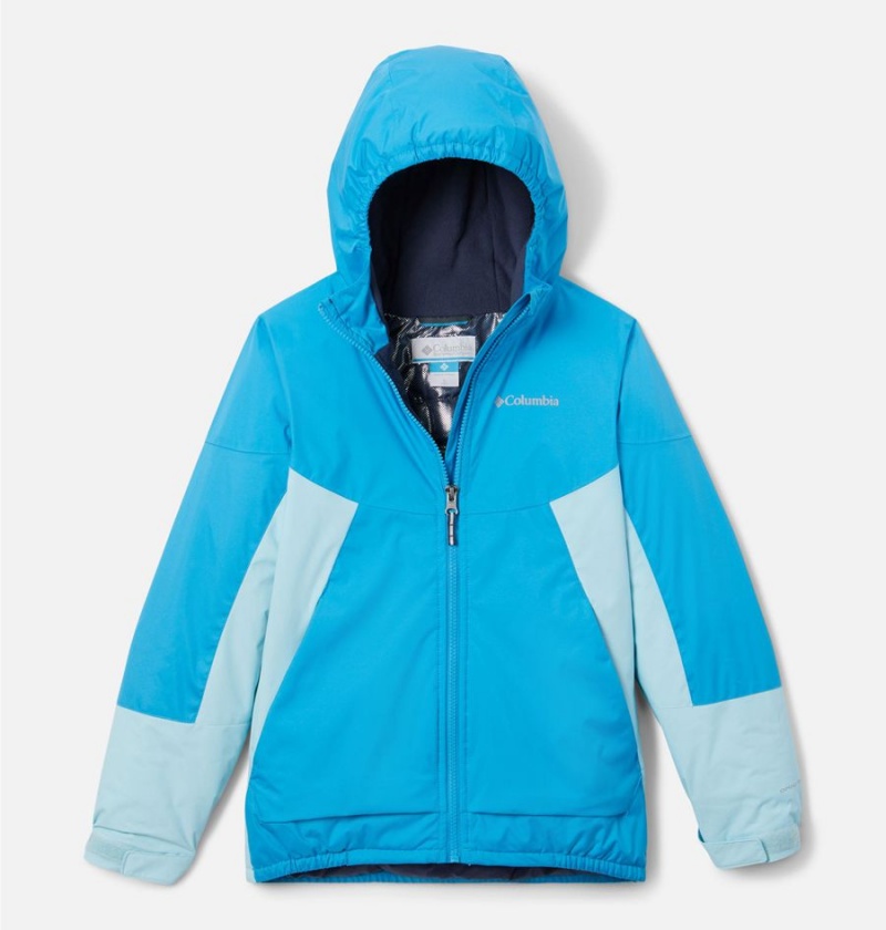 Columbia Snow Problem Kids\' Jacket Blue | AURDFS-407