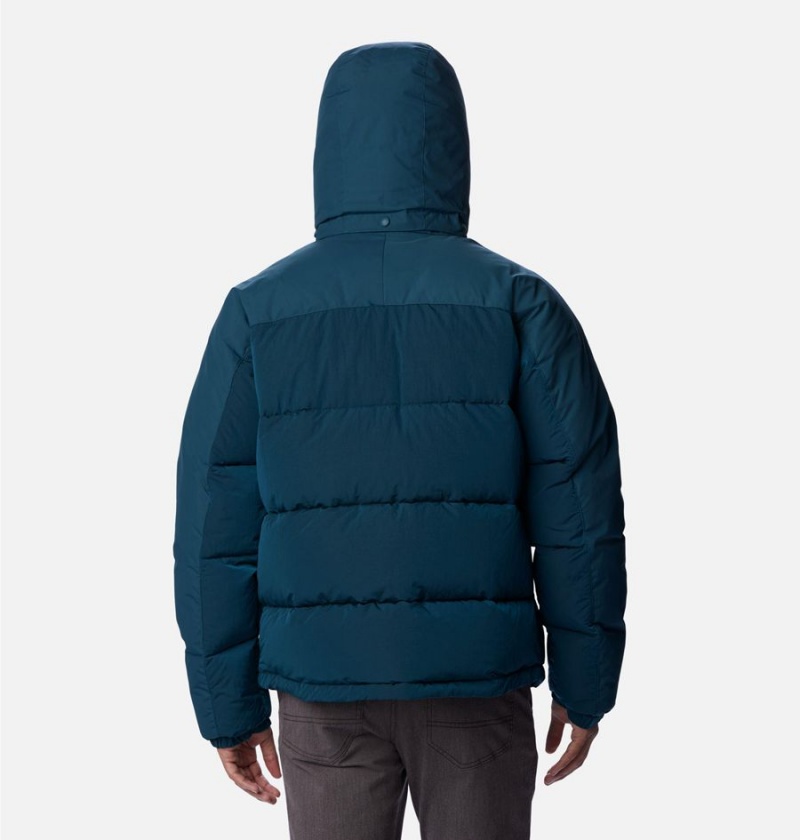 Columbia Snowqualmie Insulated Men's Puffer Jacket Navy | VIQPFS-532