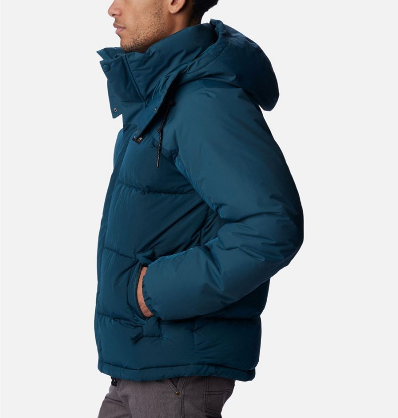 Columbia Snowqualmie Insulated Men's Puffer Jacket Navy | VIQPFS-532