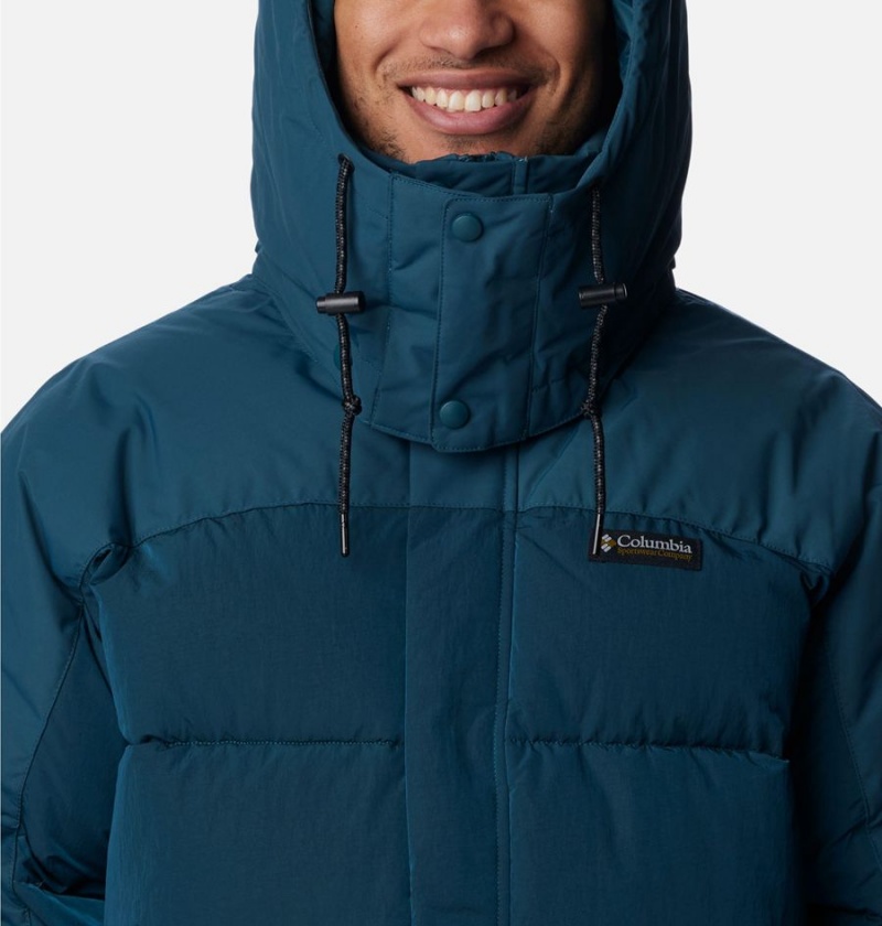 Columbia Snowqualmie Insulated Men's Puffer Jacket Navy | VIQPFS-532
