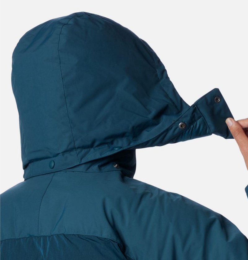 Columbia Snowqualmie Insulated Men's Puffer Jacket Navy | VIQPFS-532