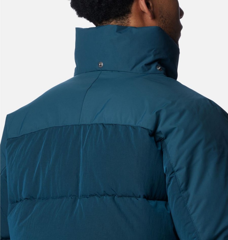 Columbia Snowqualmie Insulated Men's Puffer Jacket Navy | VIQPFS-532