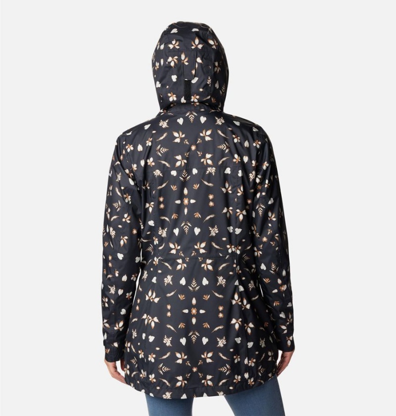 Columbia Splash A Little II Women's Rain Jacket Black | ELPHVJ-093