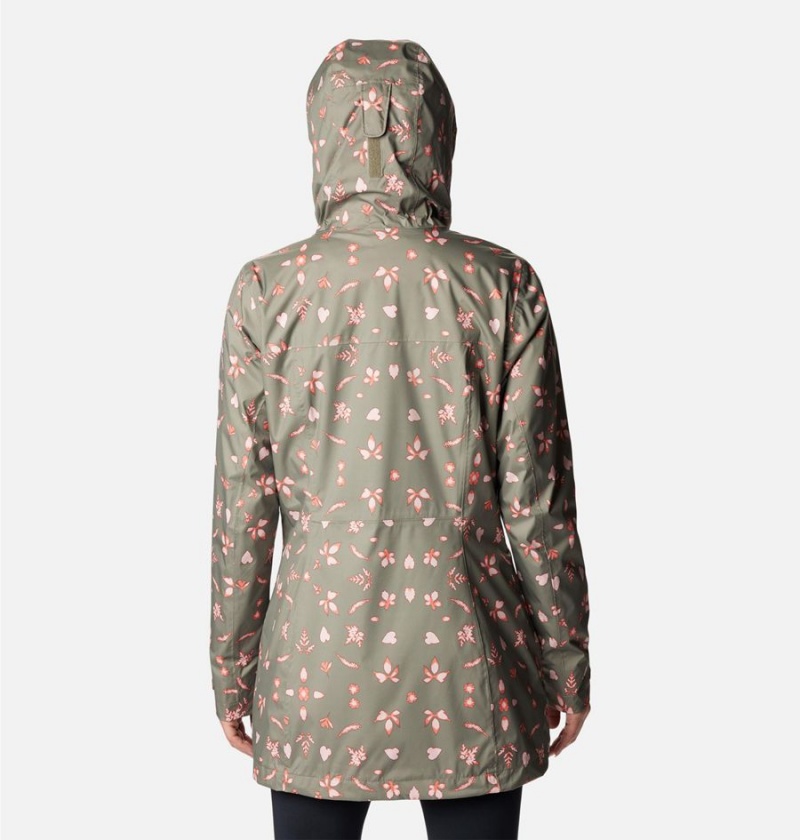 Columbia Splash A Little II Women's Rain Jacket Green | CZBGPR-086