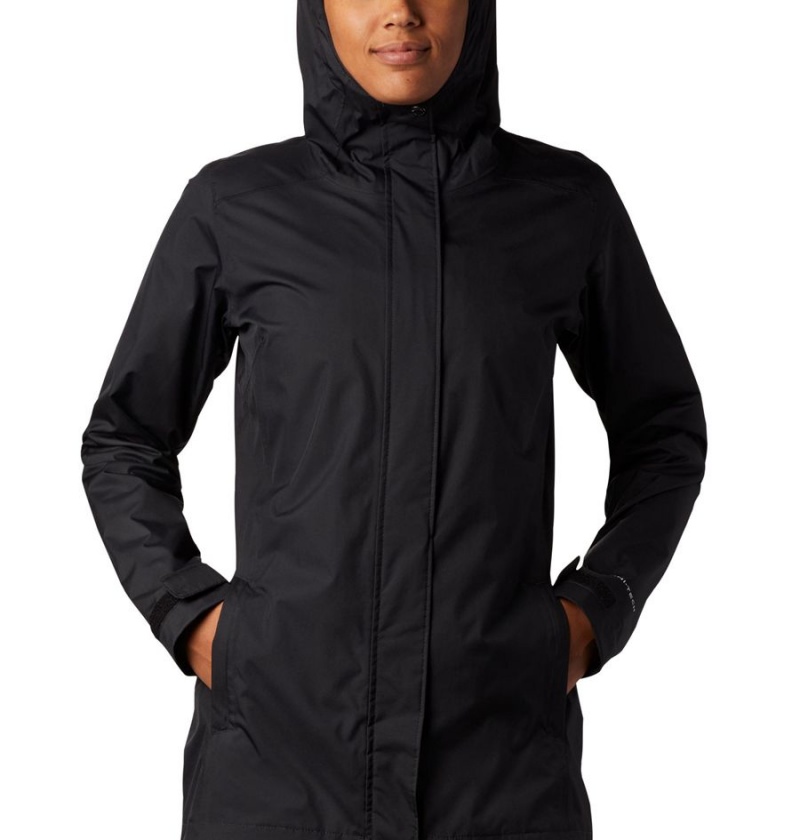 Columbia Splash A Little II Women's Rain Jacket Black | CBAWOT-308