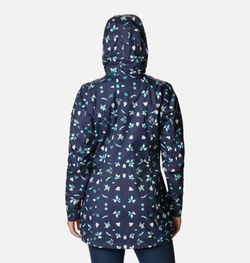 Columbia Splash A Little II Women's Rain Jacket Navy | JZSUCG-079