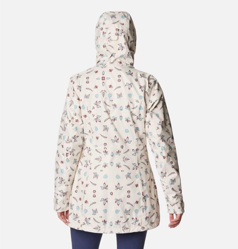 Columbia Splash A Little II Women's Rain Jacket White | ZEFANY-720