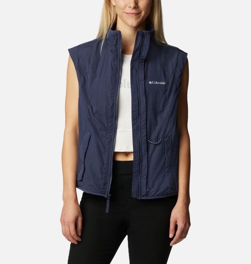 Columbia Spring Canyon Wind Interchange Women's 3 In 1 Jackets Navy | XGRVAL-235