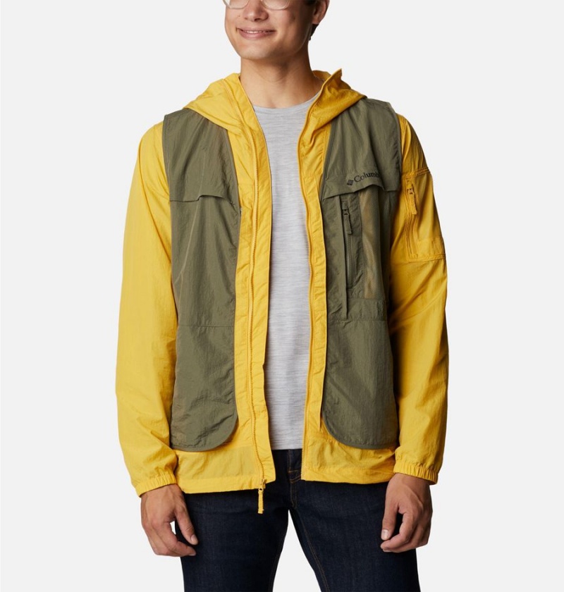 Columbia Spring Canyon Wind Interchange Men's Vest Green | CNXBZR-024
