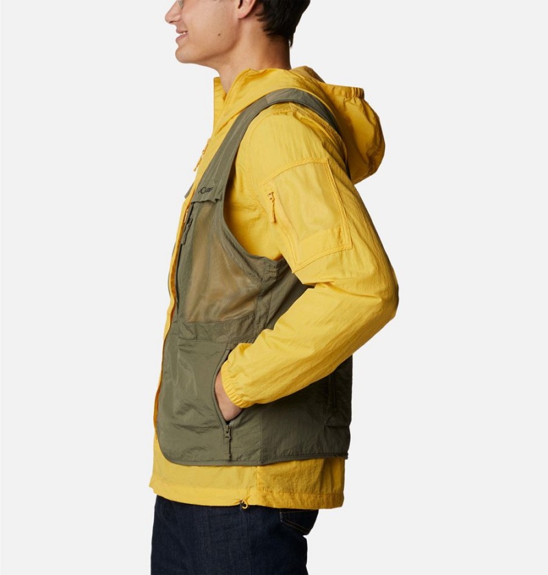 Columbia Spring Canyon Wind Interchange Men's Vest Green | CNXBZR-024