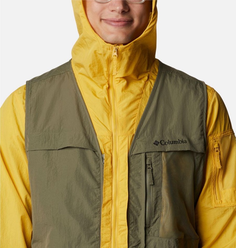 Columbia Spring Canyon Wind Interchange Men's Vest Green | CNXBZR-024