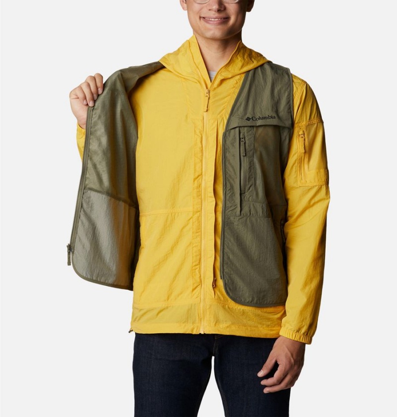 Columbia Spring Canyon Wind Interchange Men's Vest Green | CNXBZR-024