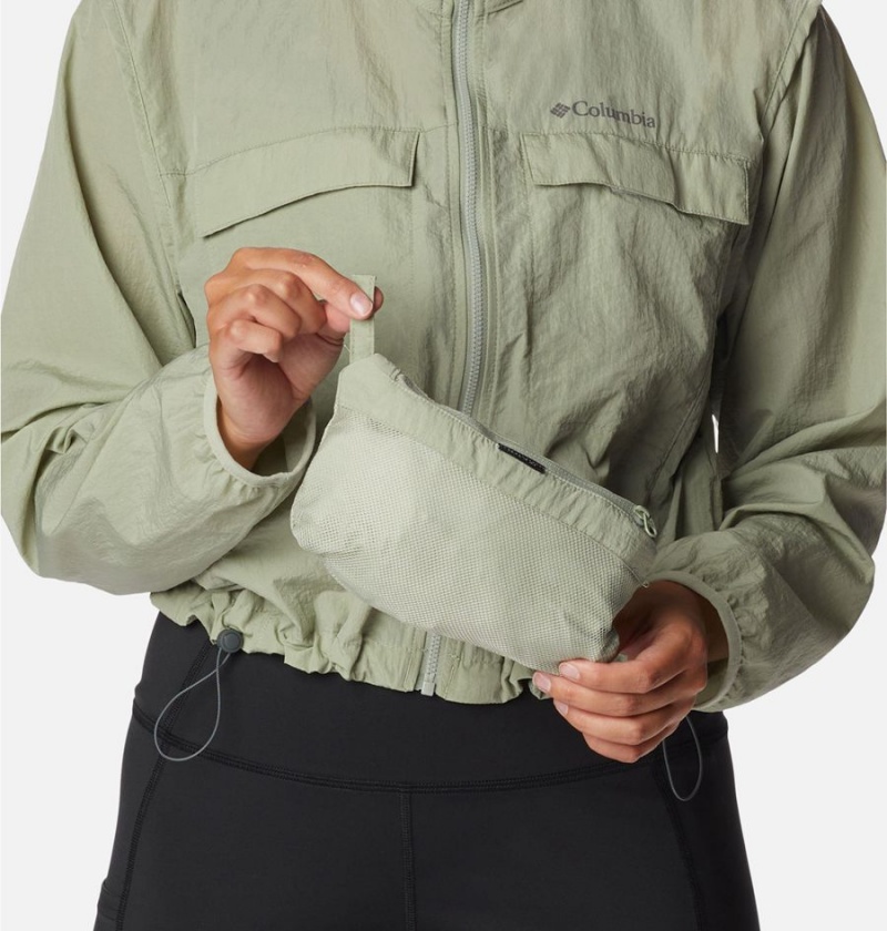Columbia Spring Canyon Wind Interchange Women's 3 In 1 Jackets Green | JFPNMW-376