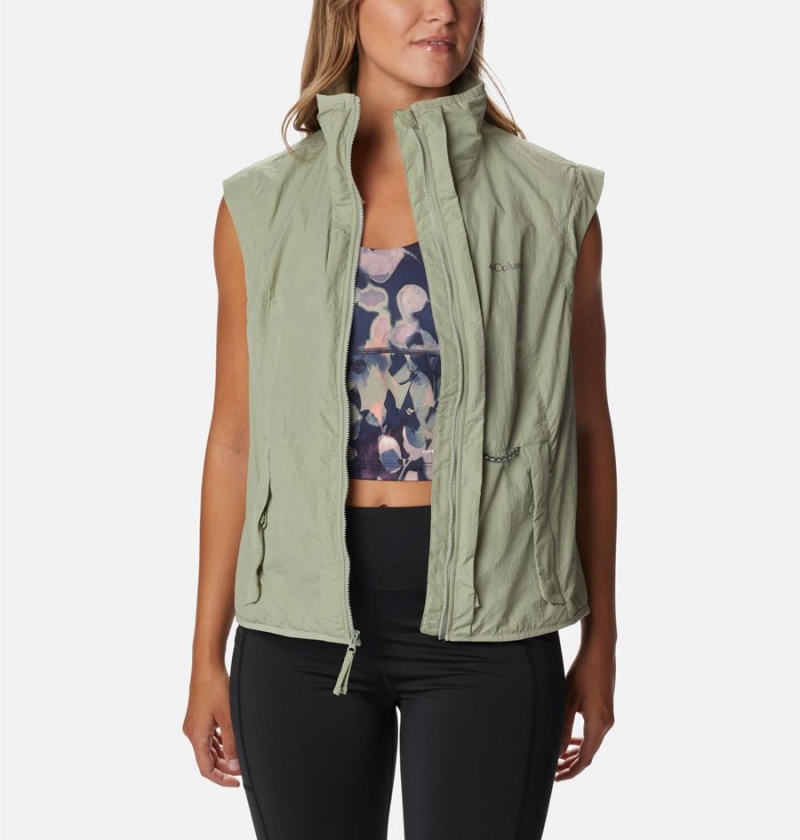 Columbia Spring Canyon Wind Interchange Women's 3 In 1 Jackets Green | JFPNMW-376