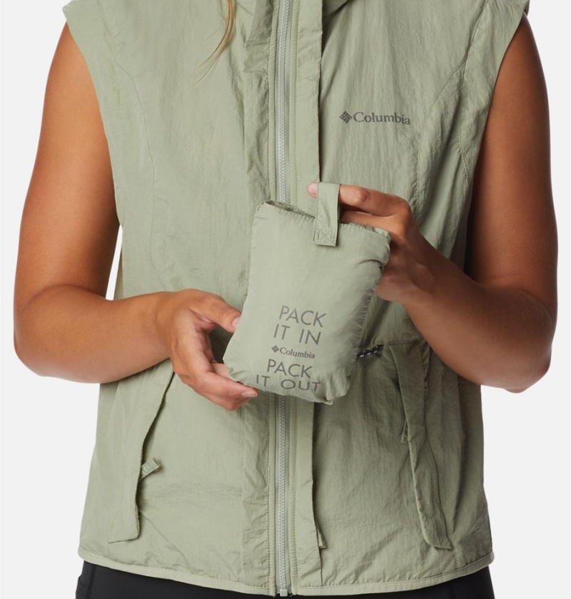 Columbia Spring Canyon Wind Interchange Women's 3 In 1 Jackets Green | JFPNMW-376