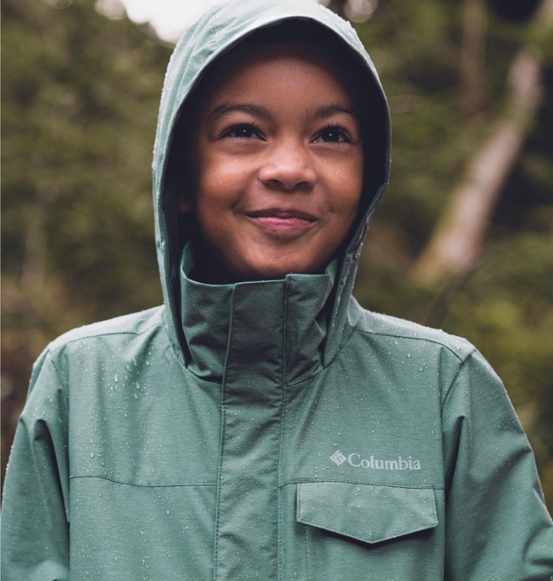 Columbia Static Ridge Field Kids' Jacket Turquoise | MVIKJA-247