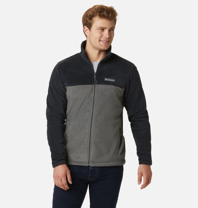 Columbia Steens Mountain 2.0 Full Zip Men\'s Fleece Jacket Grey | BJPOIR-139