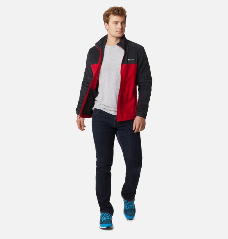 Columbia Steens Mountain 2.0 Full Zip Men's Fleece Jacket Red | MBTSOY-586