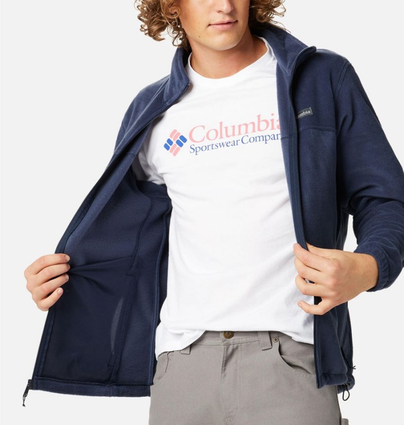 Columbia Steens Mountain 2.0 Full Zip Men's Fleece Jacket Navy | LDJHNF-218