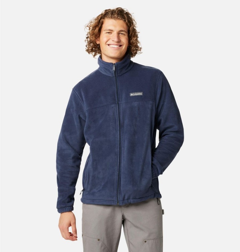 Columbia Steens Mountain 2.0 Full Zip Men's Fleece Jacket Navy | LDJHNF-218